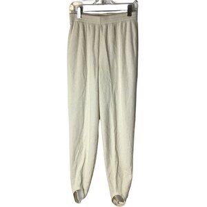 Liz  Claiborne LIZ & CO PETITE Stirrup Pants Cream Size Petite S